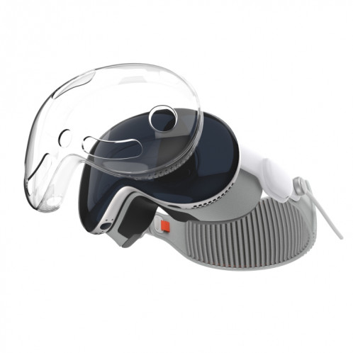 Pour Apple Vision Pro Étui de protection Accessoires pour casque VR, Couleur: TPU transparent SH5801557-06