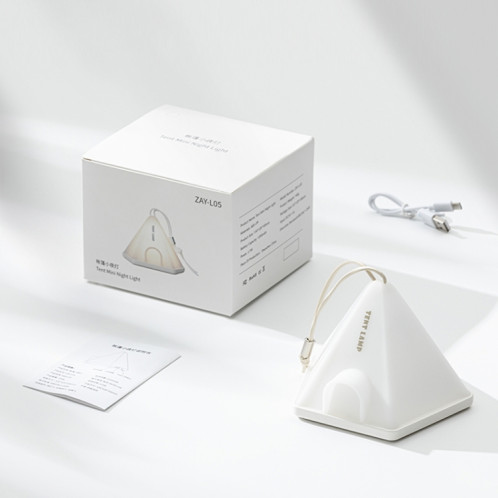 ZAY-L05 Tente-Forme USB Minuterie De Charge Veilleuse Sauvage Camping Ambiance Lumière (Blanc) SH001B314-011