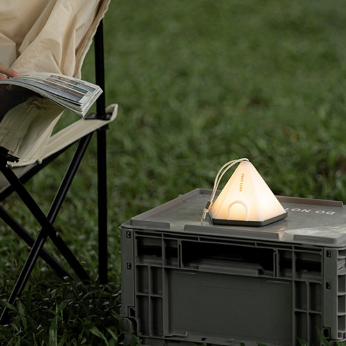 ZAY-L05 Tente-Forme USB Minuterie De Charge Veilleuse Sauvage Camping Ambiance Lumière (Kaki) SH001C157-011