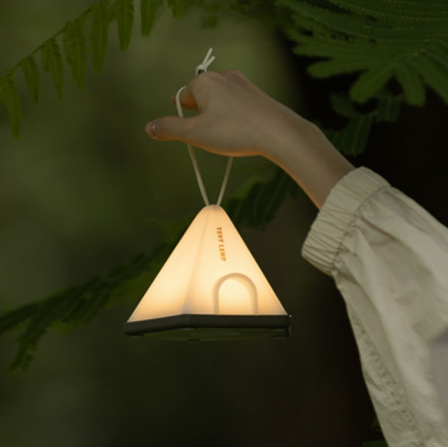 ZAY-L05 Tente-Forme USB Minuterie De Charge Veilleuse Sauvage Camping Ambiance Lumière (Kaki) SH001C157-011