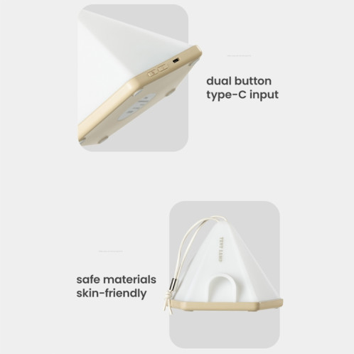 ZAY-L05 Tente-Forme USB Minuterie De Charge Veilleuse Sauvage Camping Ambiance Lumière (Blanc) SH001B314-011
