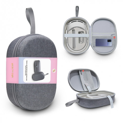 JYS-APP001 pour sac de rangement pour casque Apple Vision Pro sac portable anti-rayures pour lunettes VR, couleur: lin gris SJ82011159-07