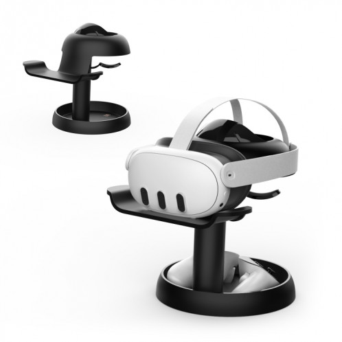 AMVR TYBP1 VR Présentoir de stockage de bureau pour Meta Quest 3 / Pico 4 / PlayStation VR 2 (Noir) SA901A1273-08