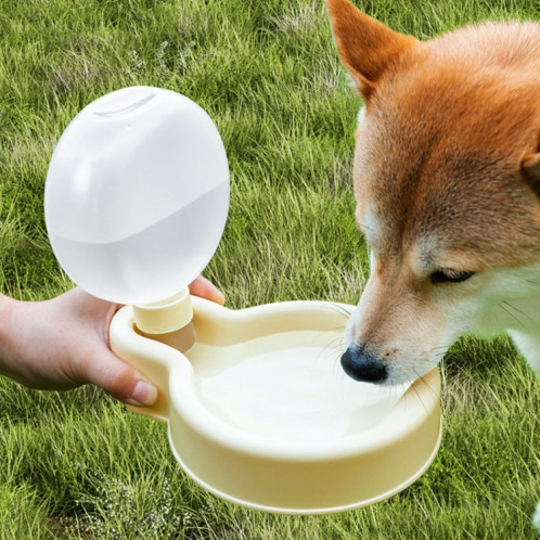 Gobelet d'eau d'extérieur pour animaux de compagnie, bouilloire pliable et Portable, 500ml, blanc SH6802447-07
