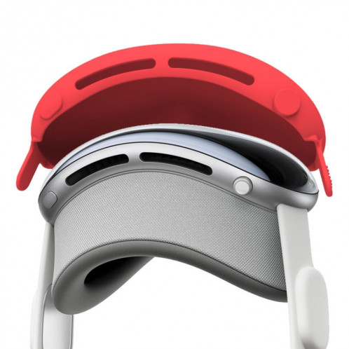 Pour Apple Vision Pro Housse de protection en silicone Accessoires VR (Blanc) SH001B860-06
