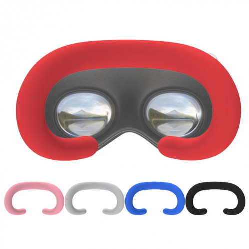 Pour Apple Vision Pro Masque pour les yeux en silicone Étui en silicone remplaçable anti-transpiration et anti-poussière (rose) SH101E1176-05