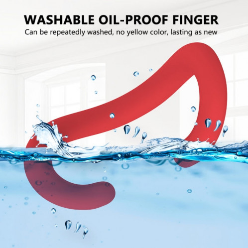 Pour Apple Vision Pro Masque pour les yeux en silicone Étui en silicone remplaçable anti-transpiration et anti-poussière (rouge) SH101C1508-05