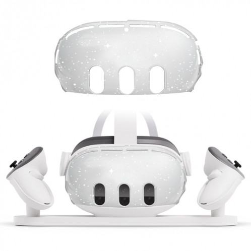 Pour Meta Quest 3 PC Coque de protection, style : coque unique (paillettes transparentes) SH1105907-07