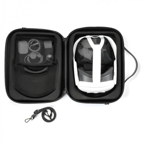 Pour Apple Vision Pro casque sac de rangement multifonctionnel étui de transport (noir) SH201A1351-011