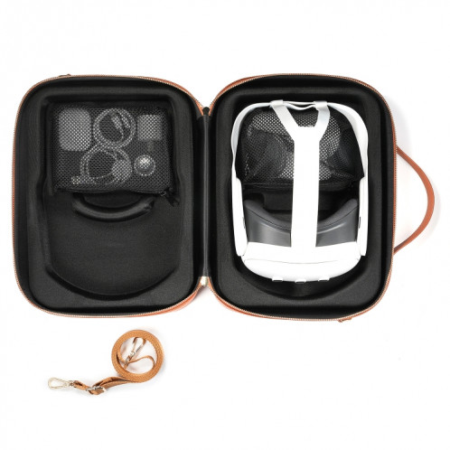 Pour Apple Vision Pro casque sac de rangement multifonctionnel étui de transport (marron) SH201B1911-011