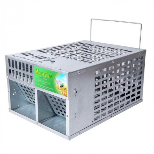 Piège à souris automatique d'intérieur, grande porte à Double porte, piège à souris SH950181-08