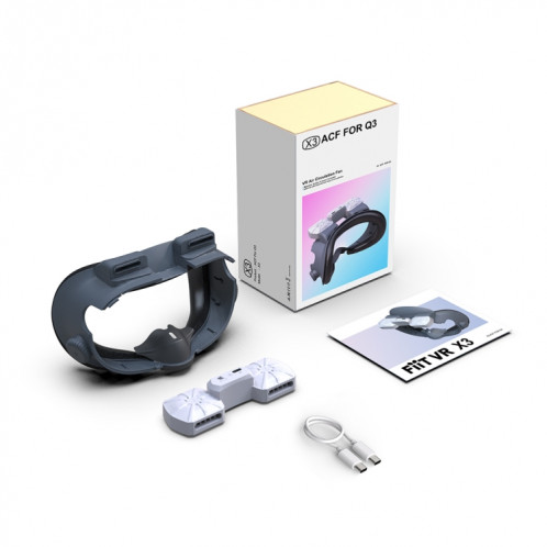 Masque de remplacement à Dissipation thermique à Circulation d'air pour Meta Quest 3, avec ventilateur, accessoires de masque VR Anti-buée SH54241794-09