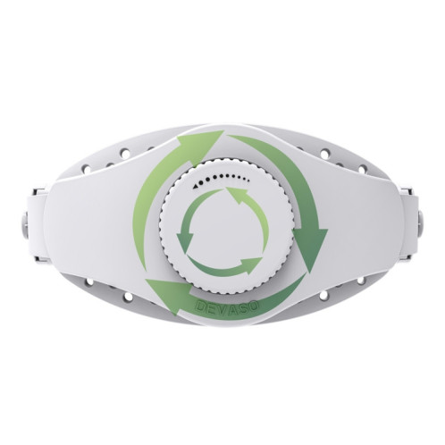 DEVASO VR Lunettes Rétractable Bandeau Réglable Accessoires Pour Meta Quest 3S / Meta Quest 3 / Meta Quest 2 / Meta Quest Pro / Pico 4 / Pico 4 Pro (Blanc) SH101A1204-09