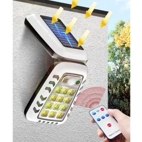 Lampes solaires télécommandées pour jardin, réverbères extérieurs entièrement automatiques (A0401) SH701A1864-09