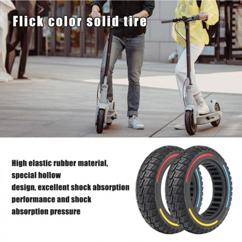 Pour scooter électrique Ninebot Max G30, pneu solide 10 x 2,5 pouces (tricolore) SH801A588-07