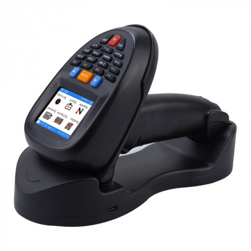 Lecteur de codes-barres sans fil Laser 1D, collecteur de données avec écran LCD de 2,2 pouces SH99011279-012