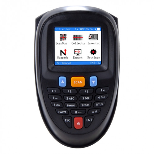 Lecteur de codes-barres sans fil Laser 1D, collecteur de données avec écran LCD de 2,2 pouces SH99011279-012