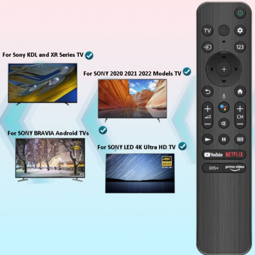 Télécommande vocale Bluetooth RMF-TX800U pour téléviseur Sony KDL et XR /4K BRAVIA SH56041957-05