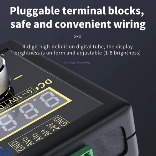 FNIRSI 0-12V/0-4-24mA générateur de signal de courant de tension négative positive portable (sans batterie) SF301A1035-08