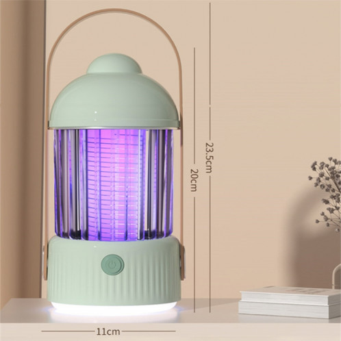 Lampe de camping en plein air anti-moustique à lumière de nuit à la maison de type choc électrique, spécification: 4000 mAh (jaune) SH703A1358-011