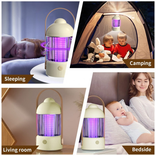 Type de choc électrique Lampe de camping en plein air anti-moustique pour veilleuse à la maison, spécifications: 2000 mAh (vert) SH702B956-011