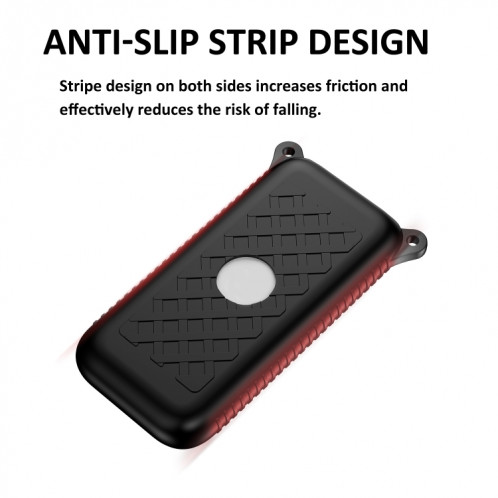 Pour étui de protection de batterie Apple Vision Pro, housse en silicone (noir) SH301A1846-07