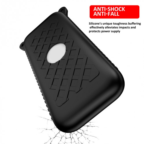 Pour étui de protection de batterie Apple Vision Pro, housse en silicone (noir) SH301A1846-07
