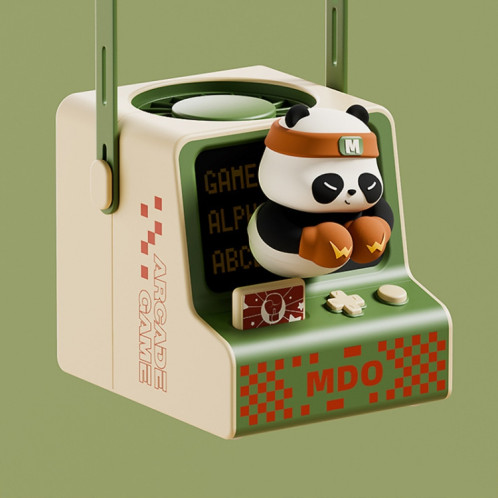 Ventilateur portatif sans lame de chargement d'USB de forme de console de jeu de bande dessinée (Panda Boxer) SH901C1760-09