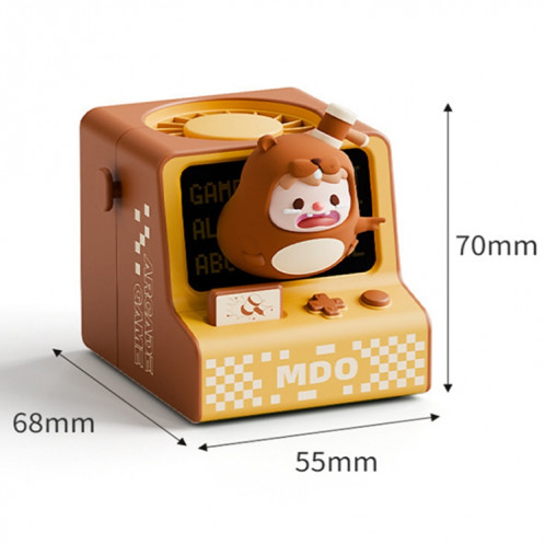 Ventilateur portatif sans lame de chargement d'USB de forme de console de jeu de bande dessinée (Panda Boxer) SH901C1760-09