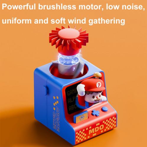 Ventilateur portatif sans lame en forme de console de jeu de dessin animé, chargement USB (Beat Gophers) SH901B817-09