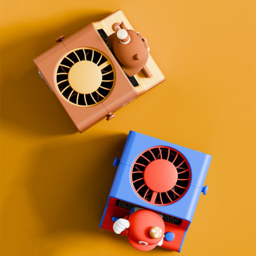 Ventilateur portatif sans lame de chargement d'USB de forme de console de jeu de bande dessinée (Panda Boxer) SH901C1760-09