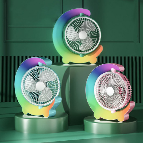 Ventilateur portable de bureau F11 Cool Marquee avec chargement USB (rose Sakura) SH601B483-08