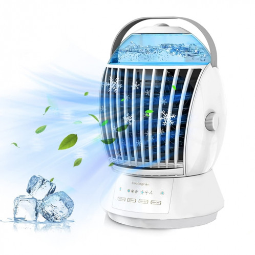 CF-009 USB Touch Spray Humidification Ventilateur de climatisation Bureau Refroidisseur d'air (Blanc) SH401A1210-010