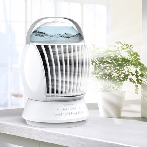 CF-009 USB Touch Spray Humidification Ventilateur de climatisation Bureau Refroidisseur d'air (Blanc) SH401A1210-010