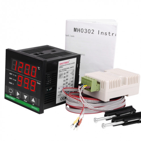 SINOTIMER MH0302 contrôleur Intelligent de température et d'humidité de haute précision, affichage numérique de la température et de l'humidité SS59921804-05