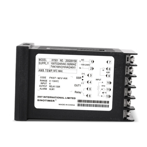 SINOTIMER XY501 – Instrument de contrôle de température PID Intelligent, coque courte, relais de chauffage et de réfrigération, sortie à semi-conducteurs SSR SS6038291-07