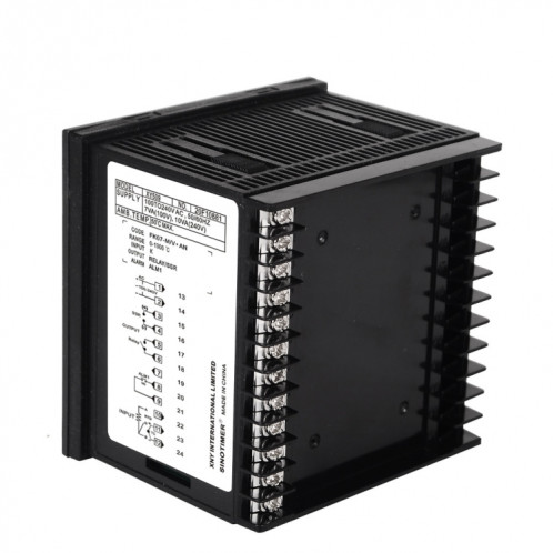SINOTIMER XY509 Instrument de contrôle de température intelligent boîtier court relais de chauffage PID sortie à semi-conducteurs SSR SS60441191-06