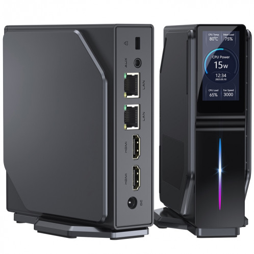 S1 Intel Alder Lake N100 WIFI 5 + BT4.2 Mini PC de bureau à domicile Win11 DDR4 3200 MHz, spécifications: 8G + 1 To SH4805983-011