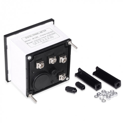 SINOTIMER N-72V indicateur de Signal de tension ca, plateau tournant carré, voltmètre à affichage numérique LED SS61191079-05
