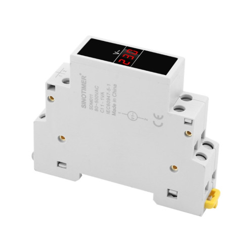 SINOTIMER SDM011 voltmètre numérique monophasé modulaire Type Rail Din AC instrumentation électronique SS61671949-06