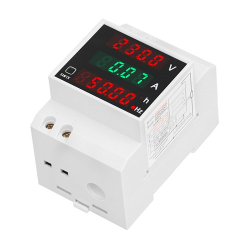 SINOTIMER SDM007 Din Rail AC tension courant totalisé temps fréquence affichage numérique compteur SS6292529-05