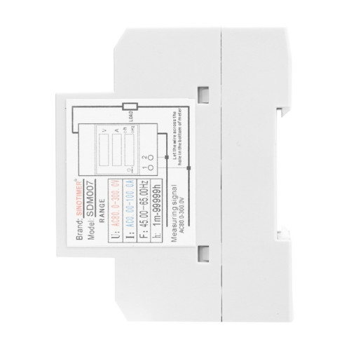 SINOTIMER SDM007 Din Rail AC tension courant totalisé temps fréquence affichage numérique compteur SS6292529-05