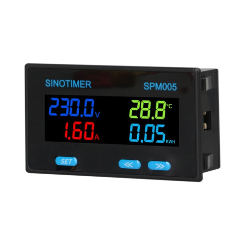 SINOTIMER SPM005 AC Affichage numérique Tension Courant Puissance Électricité Compteur de surveillance multifonctionnel, Spécification: 100A SS9602120-07