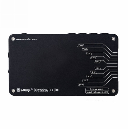 MINIWARE LA104 Analyseur logique Assistant de débogage à 4 canaux Oscilloscope analogique d'échantillonnage SM63411129-08