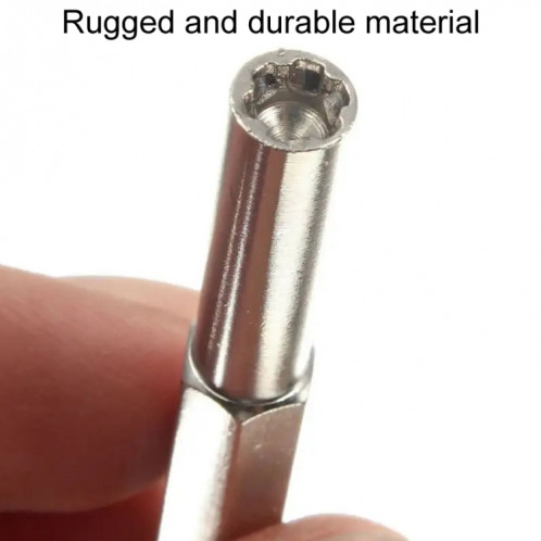 Pour le démontage de la console de jeu N64/NGC/SFC, outils matériels, accessoires de tournevis, modèle : manchon 3,8 mm + 4,5 mm. SH1303289-06