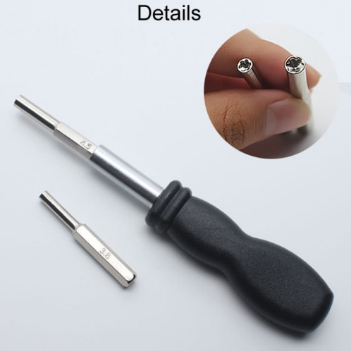 Pour le démontage de la console de jeu N64/NGC/SFC, outils matériels, accessoires de tournevis, modèle : poignée. SH1304404-06