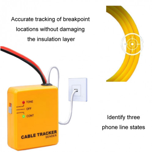 Détecteur de ligne téléphonique de câble réseau anti-interférence multifonctionnel SH6430975-07