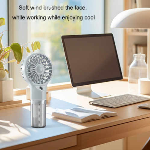 Ventilateur de brumisation portable rechargeable par USB, ventilateur électrique d'hydratation portable (gris) SH501B550-012