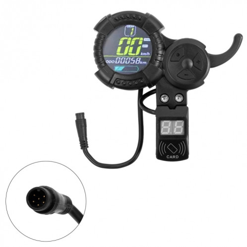 Compteur de scooter 6 broches pour VSETT ZERO 10 / 8X / 10X / Z8PRO SH7901509-06