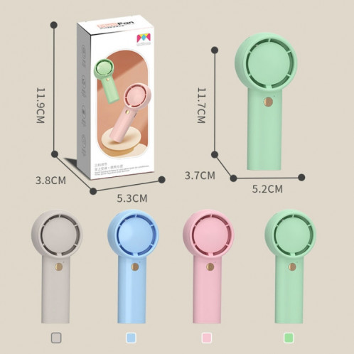 Mini ventilateur électrique portatif Turbo, petit ventilateur Portable rechargeable par USB (rose) SH101C105-010